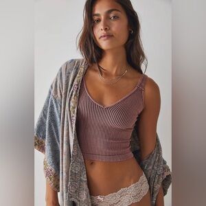 NWOT FP Intimately Washed Seamless Crop